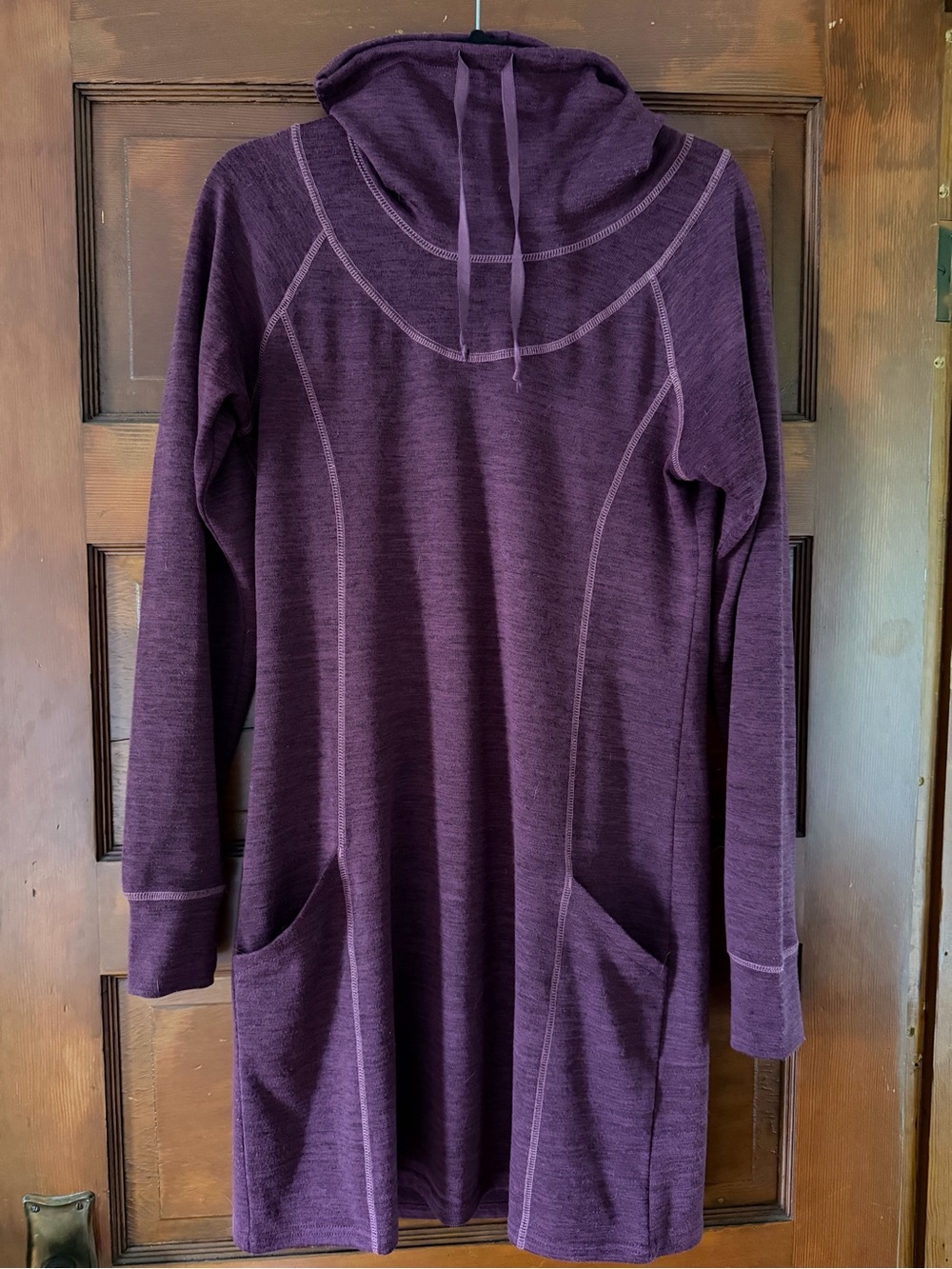 Kuhl Women's Hooded Tunic Dress in Deep Purple
